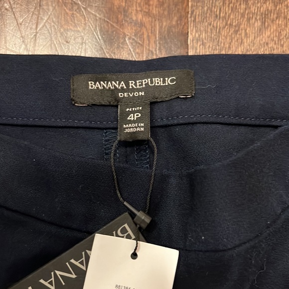 Navy blue Banana a republic pants size 4P - Picture 4 of 4